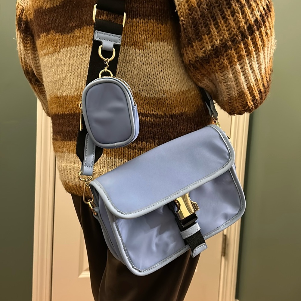Like Dreams blue mini hand bag